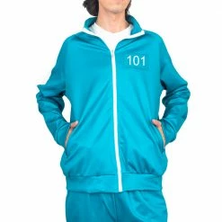 TVStoreOnline Squid Costume Green Jacket And Pants Halloween Cosplay NEW ARRIVALS