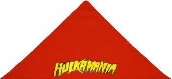 Costume Agent Hulkamania Red/Gold Bandana Accessories / Footwear 4 Costume Agent Hulkamania Red/Gold Bandana Accessories / Footwear