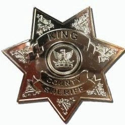 Costume Agent The Walking Dead King County Sheriff Metal Badge Accessories / Footwear