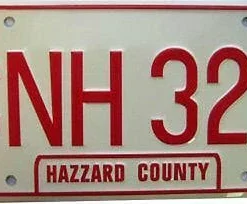 Vendor-unknown General Lee CNH 320 License Plate Comedy