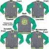 Mighty Fine TMNT Adult Varsity Jacket TV SHOWS