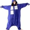 Underboss Police Booth Tardis Hooded Kigurumi One Piece Pajama Pajamas / Underwear