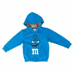 M&M's Zip Up Youth Big Face Hoodie Sweatshirt Sweaters & Sweatshirts