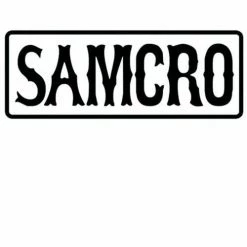 Vendor-unknown Sons Of Anarchy SAMCRO Text Patch Action / Drama