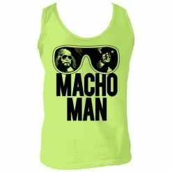 Freeze WWE Old School Macho Man Glasses Tank Top Shirt Tank Tops