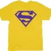 Changes Superman Purple Shield Logo T-shirt Shirts / Tops