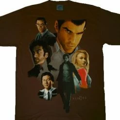 Vendor-unknown Shirts / Tops Heroes Characters Painting T-shirt