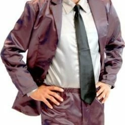 Costume Agent Pajamas / Underwear 4 Piece Silk Mens Pajama Suit