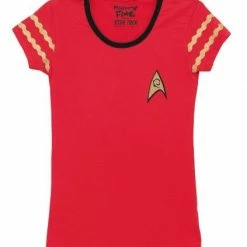 Mighty Fine Women's Shirts Star Trek Starfleet Uniform Logo T-Shirt 7 Mighty Fine Women's Shirts Star Trek Starfleet Uniform Logo T-Shirt