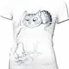 Life Clothing Shirts / Tops Chesire Cat White Juniors T-shirt