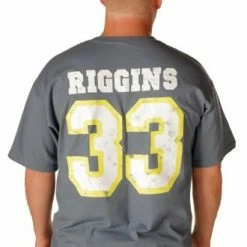 Art Box Men's Shirts Football Panthers 33 Riggins T-Shirt