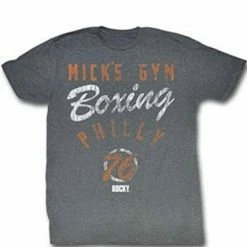 American Classics Men's Shirts Rocky Balboa Mick's Gym Boxing Philly 76 T-Shirt