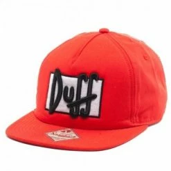 Duff Beer Duffman Red Adjustable Baseball Hat