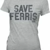 Ripple Junction Save Ferris Distressed Juniors T-shirt 1 Ripple Junction Save Ferris Distressed Juniors T-shirt