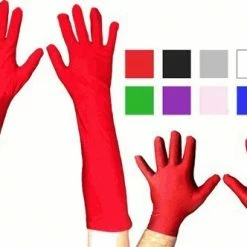Capes.com Superhero Long Costume Gloves In Assorted Colors