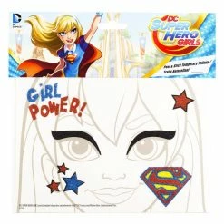 GBG Super Girl Power Peel And Stick Face Tattoos Accessories / Footwear