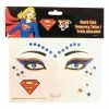 GBG Super Girl Peel And Stick Jewels Face Tattoos Accessories / Footwear