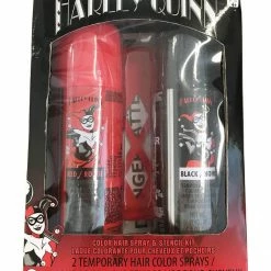 GBG Harley Quinn Red And Black Hair Spray Kit Accessories / Footwear