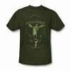 Changes Green Lantern Fearless Military Green T-shirt