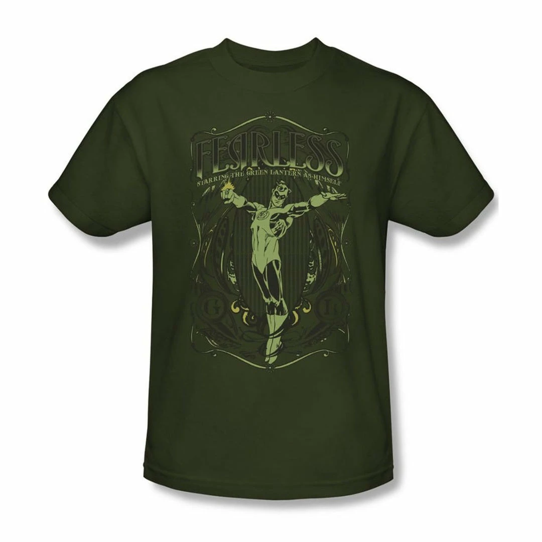 Changes Green Lantern Fearless Military Green T-shirt 3 Changes Green Lantern Fearless Military Green T-shirt