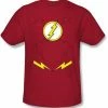 Trevco Shirts / Tops The Flash Uniform Costume Adult Red T-Shirt