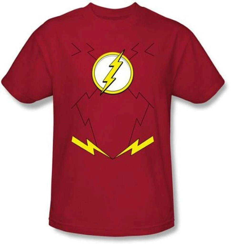 Trevco Shirts / Tops The Flash Uniform Costume Adult Red T-Shirt 3 Trevco Shirts / Tops The Flash Uniform Costume Adult Red T-Shirt