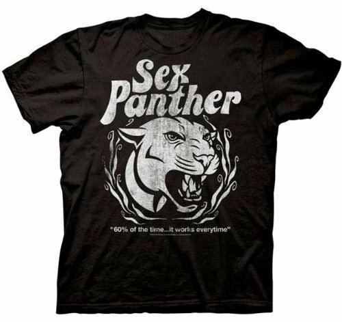 Ripple Junction Shirts / Tops Anchorman Distressed Sex Panther Image T-Shirt 3 Ripple Junction Shirts / Tops Anchorman Distressed Sex Panther Image T-Shirt
