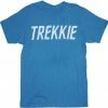 Mighty Fine Star Trek Trekkie Turquoise Blue Adult T-Shirt