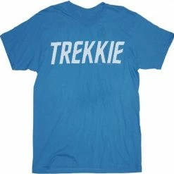 Mighty Fine Star Trek Trekkie Turquoise Blue Adult T-Shirt