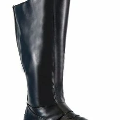 Costume Agent Superhero Gotham Black Costume Boots Footwear