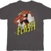 Trevco The Flash Run Charcoal T-shirt