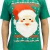 American Classics Shirts / Tops Christmas Big Santa Claus Face 8-Bit T-shirt