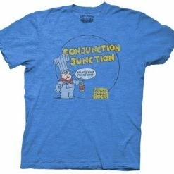 Ripple Junction Schoolhouse Rock Conjunction Junction Adult T-shirt