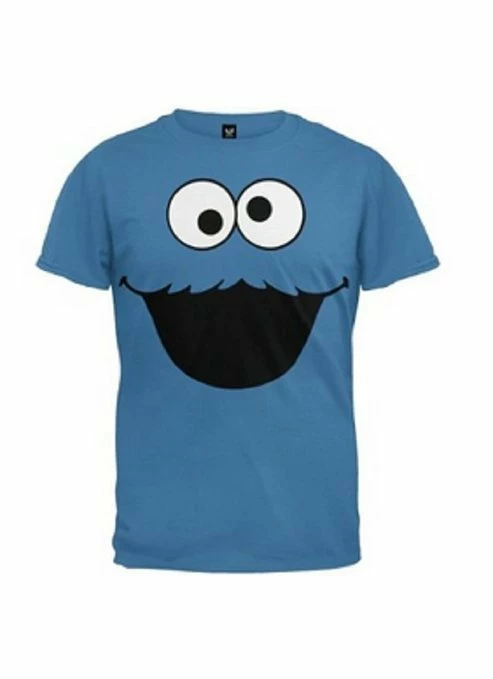 Mighty Fine Cookie Monster Face Toddlers T-shirt 3 Mighty Fine Cookie Monster Face Toddlers T-shirt