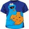 Mighty Fine Jumbo Cookie Monster Eating T-shirt Shirts / Tops