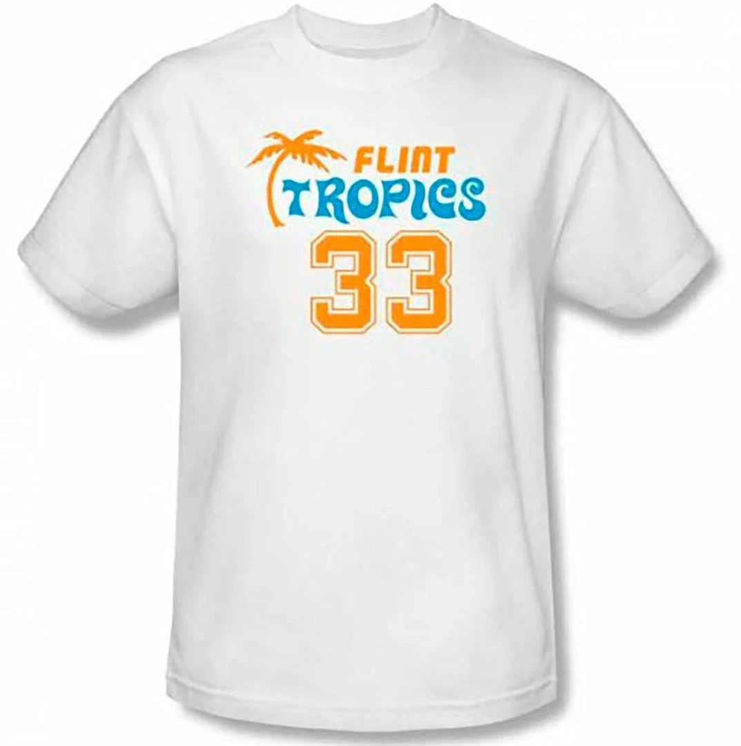 Vendor-unknown Flint Tropics 33 Jackie Moon White T-Shirt 3 Vendor-unknown Flint Tropics 33 Jackie Moon White T-Shirt