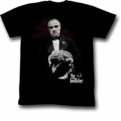 American Classics The Godfather Contemplation Adult Black T-Shirt Shirts / Tops