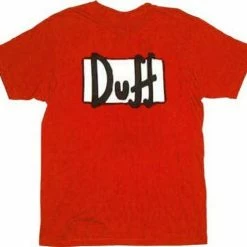 Changes Shirts / Tops Simpsons Duff Beer Red T-shirt