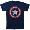 Mad Engine Captain America Star Distressed Logo T-shirt