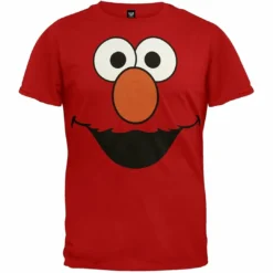 Mighty Fine Sesame Street Elmo Face Toddlers T-shirt Shirts / Tops