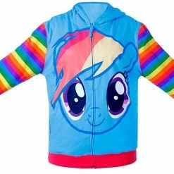 Freeze Hoodies Mens Rainbow Dash Striped Hoodie