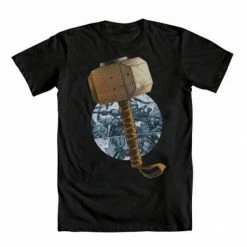 Mighty Fine The Mighty Thor Thor's Hammer Comic Circle T-shirt