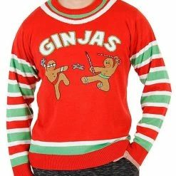 Costume Agent Fighting Ginjas Ugly Christmas Sweater Sweaters & Sweatshirts 7 Costume Agent Fighting Ginjas Ugly Christmas Sweater Sweaters & Sweatshirts