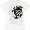 American Classics Bayside Notebook Logo Juniors Tee Shirts / Tops