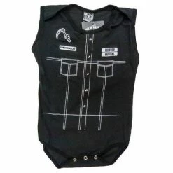 Calhoun SOA Reaper Costume Leather Vest Print Creeper Infant Snapsuit