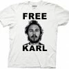Ripple Junction Men's Shirts Workaholics Free Karl Mug Shot T-shirt
