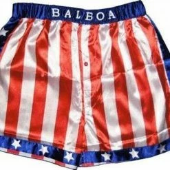 Lucky Star Rocky Balboa Boxing American Adult Flag Shorts