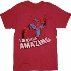 Mighty Fine Shirts / Tops Spider-Man I'm Kinda Amazing T-shirt