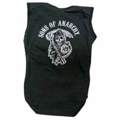 Calhoun SOA Reaper Costume Leather Vest Print Creeper Infant Snapsuit