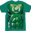 Bioworld Shirts / Tops Green Lantern Muscle Costume Print T-shirt